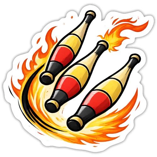 Juggling T - Sticker