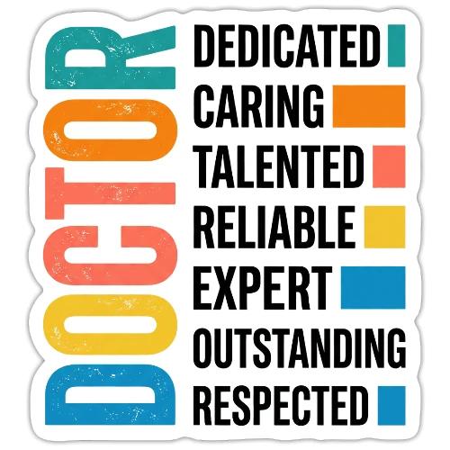 Proud Doctor Traits - Sticker