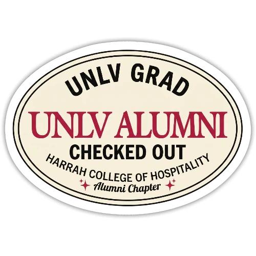 UNLV checked out - Sticker