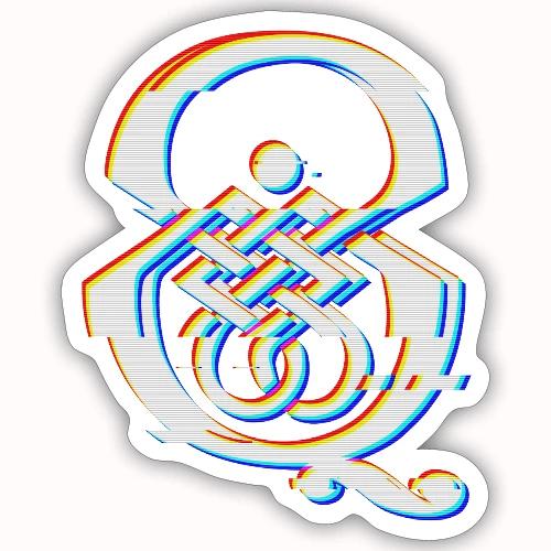 qcpb glitch - Sticker