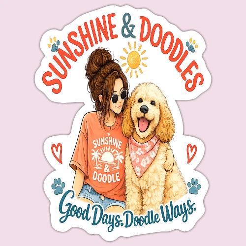 Sunshine & Doodles – Good Days, Doodle Ways - Sticker