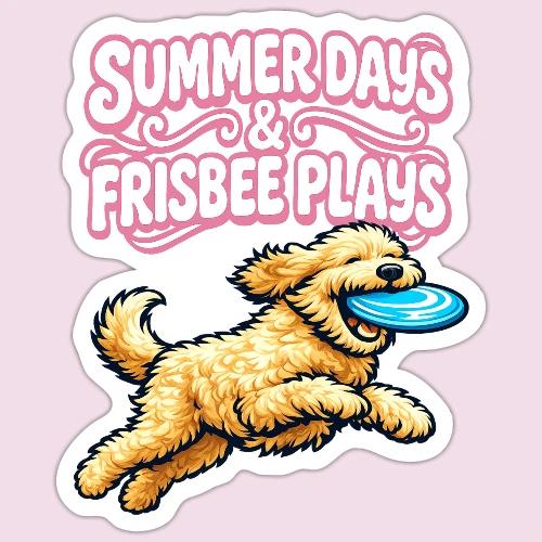 Summer Days & Frisbee Plays - Sticker