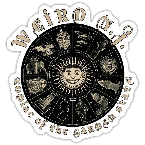 Weird NJ – Zodiac of the Garden State - Sticker