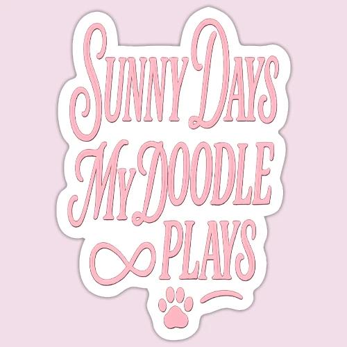 Sunny Days My Doodle Plays - Sticker