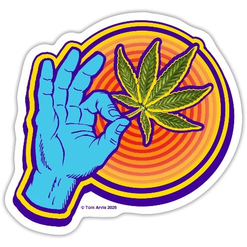 Tom's T-Hall PotTees Series #4 OKPotTee! - Sticker
