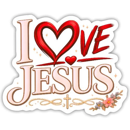 I Love Jesus - Sticker