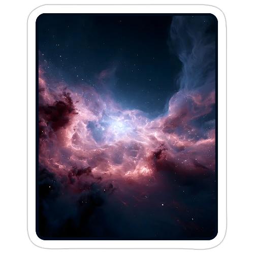 Radiant Cosmic Nebula Artwork - Sticker