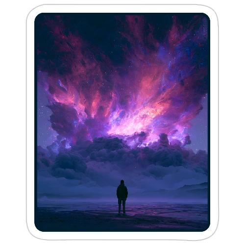 Cosmic Supernova Night Design - Sticker