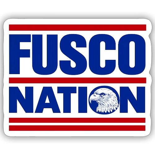 Fusco Nation with Eagle (250th Show Commemorative) - Sticker