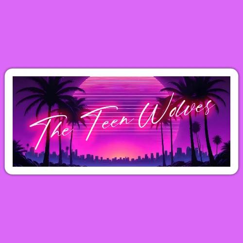 TeenWolvesBeachSticker - Sticker