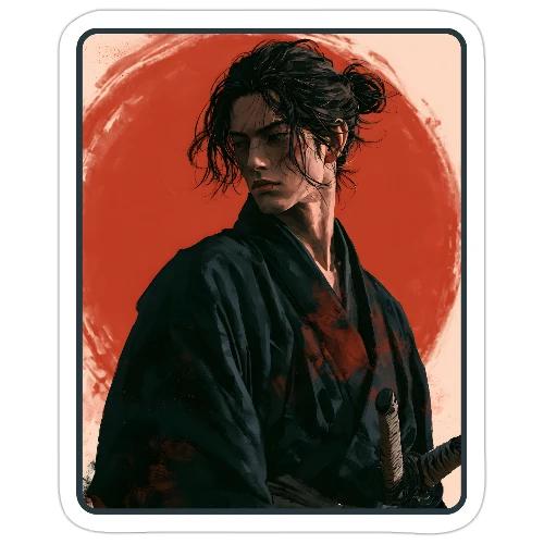 Samurai Beneath the Red Sun - Sticker