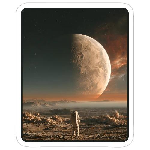 Astronaut on an Alien Moon - Sticker