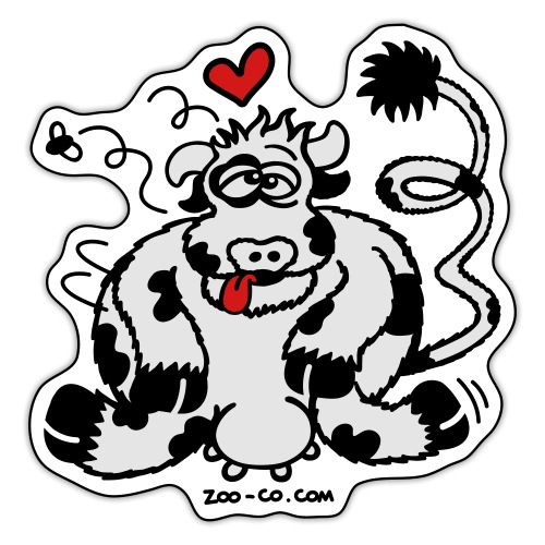 Unbridled Cow's Passion - Sticker