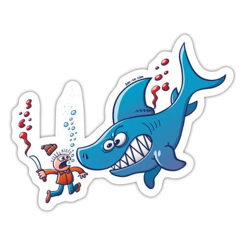 Sharks are Furious, Stop Finning! - Sticker