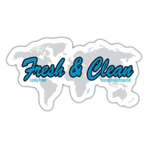 Fresh & Clean Logo Tee (pnthrs) - Sticker