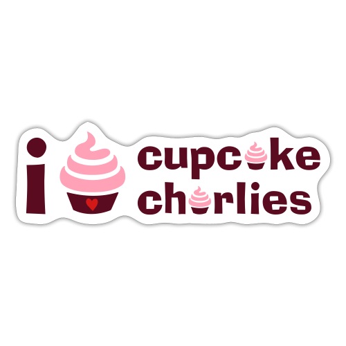 I Heart Cupcake Charlie's - Sticker