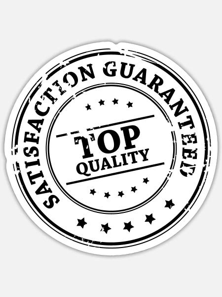 top quality - Sticker - white matte