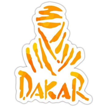 Dakar Rally - Sticker - white matte - Front