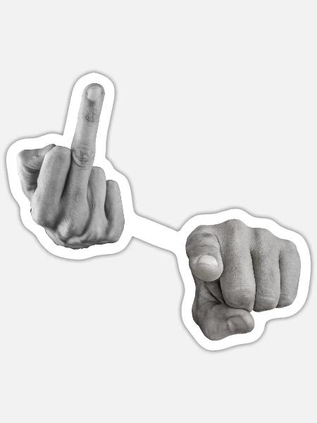 - Sticker - white matte