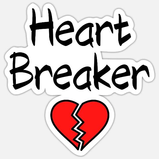 【中古】 Heart　break　breaker Heart Breaker broken heart' Sticker | Spreadshirt
