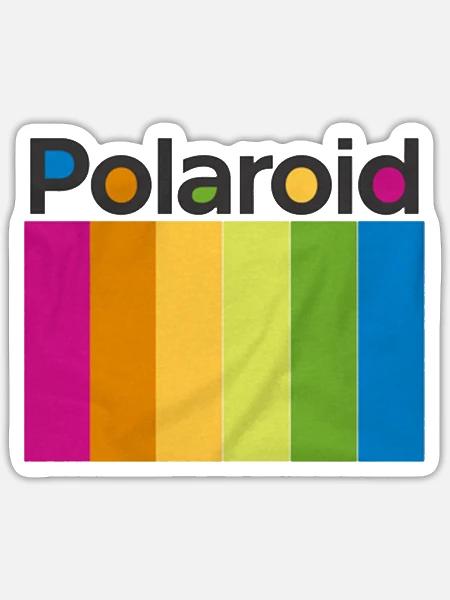 Polaroid Spectrum - Sticker - white matte