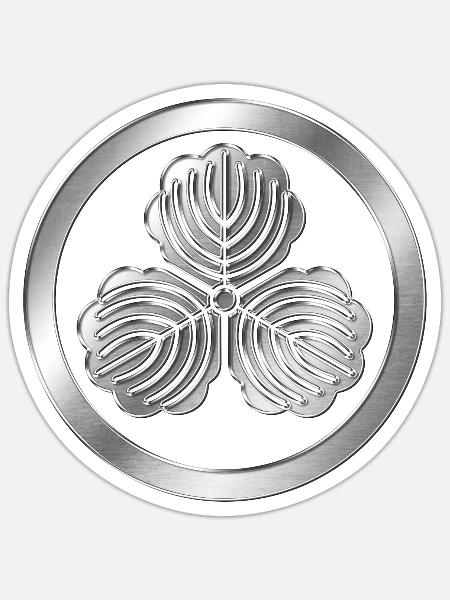 Shima Clan Kamon - Sticker - white matte