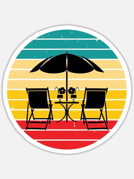 - Sticker - white matte