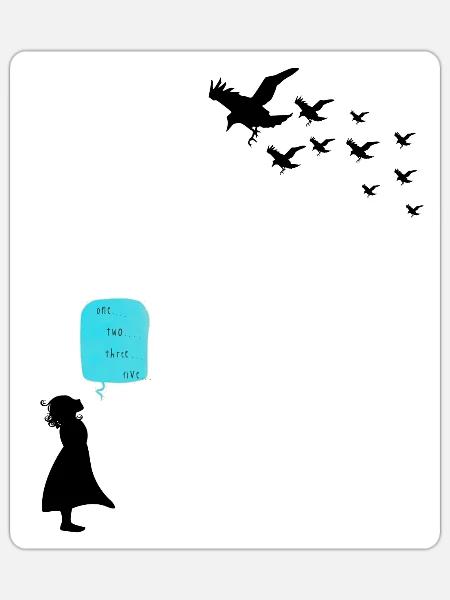 Counting Crows - Sticker - white matte
