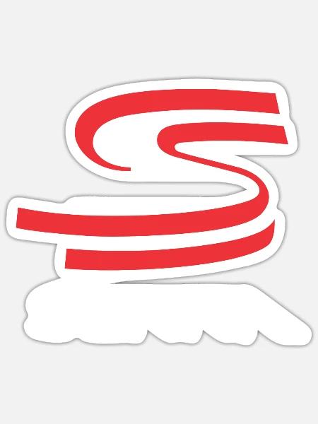 Ayrton Senna - Sticker - white matte