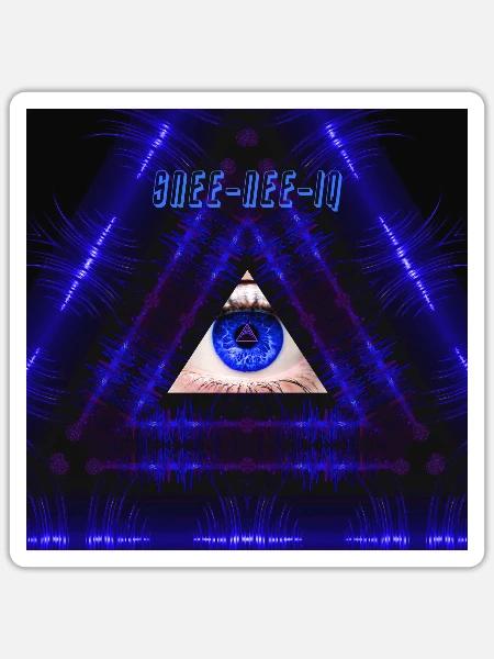 Pyramid Eye - Sticker - white matte