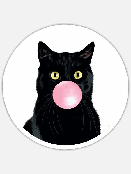  - Sticker - white matte