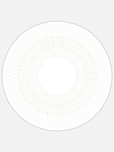 - Sticker - white matte