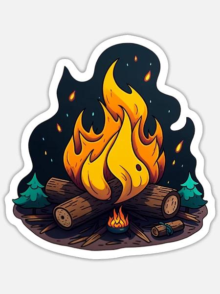 - Sticker - white matte
