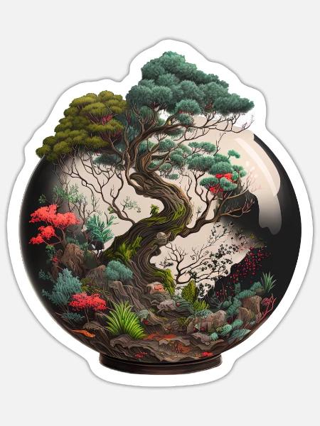  - Sticker - white matte