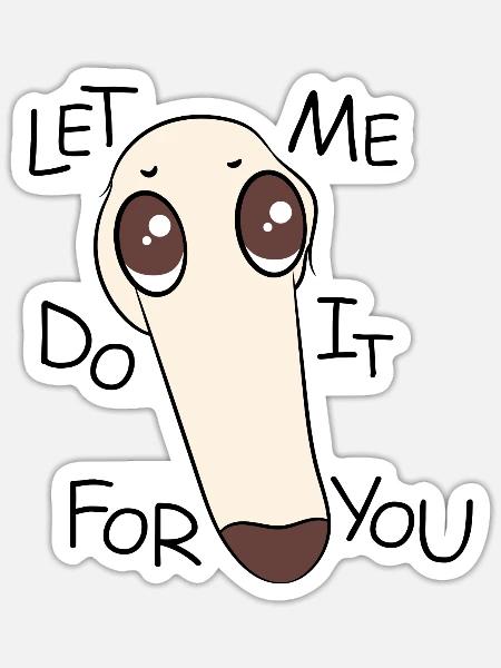 Let me do it for You... Kermit - Sticker - white matte