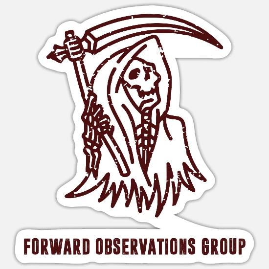 その他 Forward Observations Group Stencil Pack Forward Observations Group FOG OG Pano Comanche Die Cut Sticker
