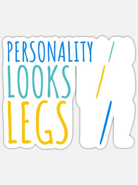Leg Amputee - Sticker - white matte
