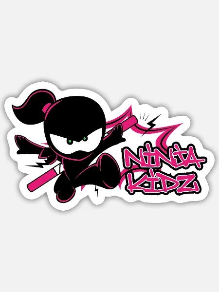 Ninja kidz - Sticker - white matte