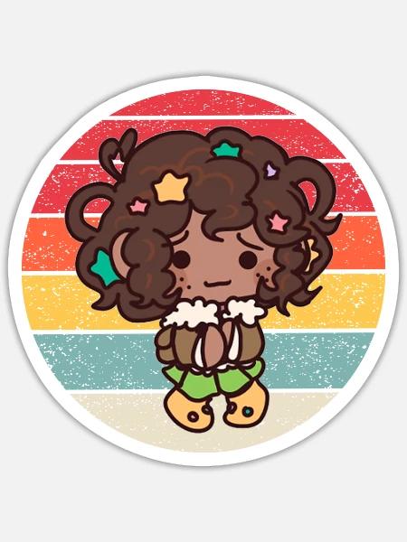 - Sticker - white matte