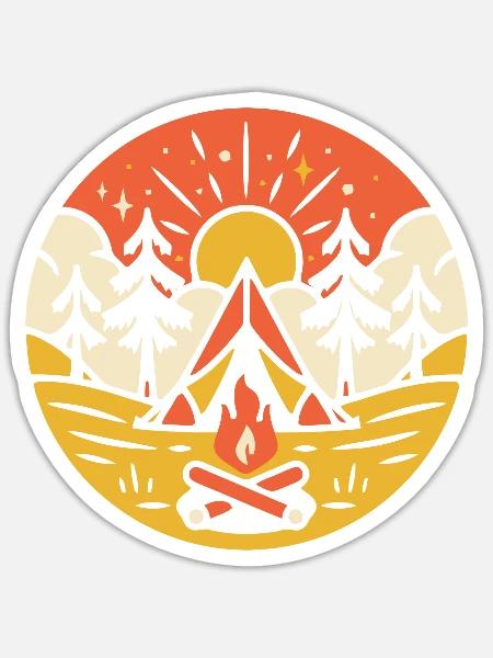 - Sticker - white matte