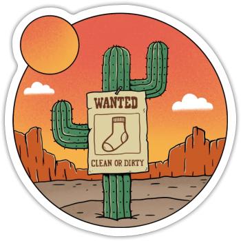 Nature Wanted Sock - Sticker - white matte - Front