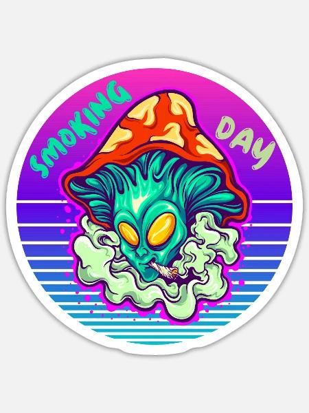- Sticker - white matte