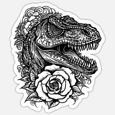 t rex tattoo stencil