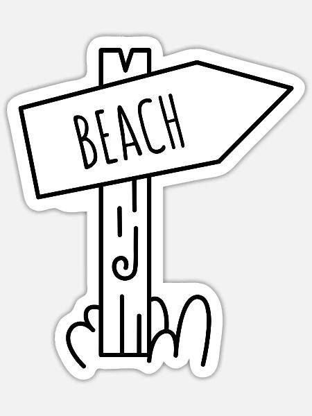 - Sticker - white matte