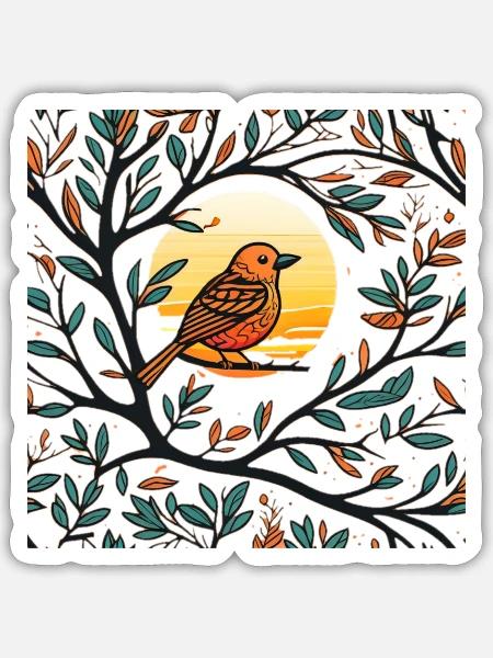  - Sticker - white matte
