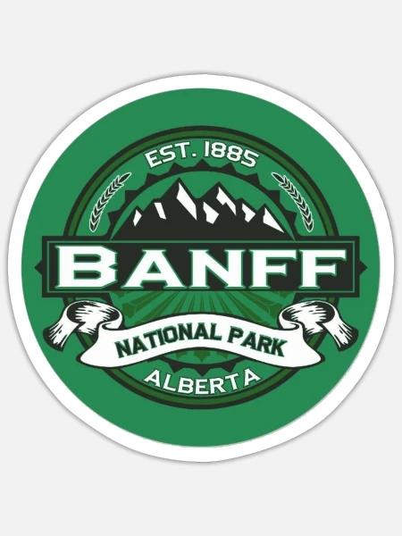 Banff National Park - Sticker - white matte