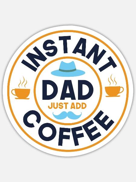 Dad - Sticker - white matte