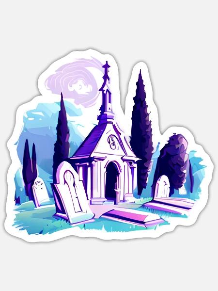  - Sticker - white matte