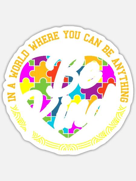  - Sticker - white matte