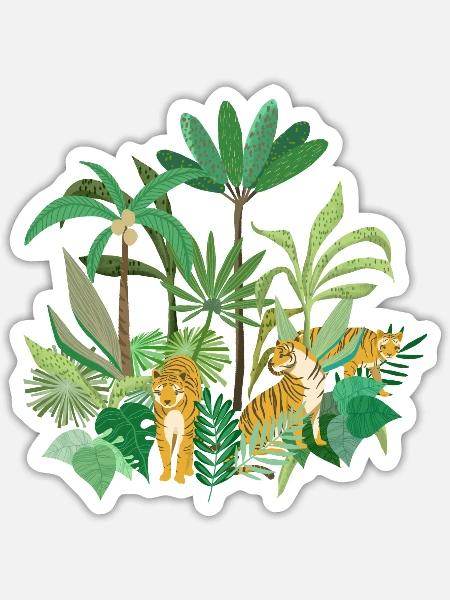 - Sticker - white matte